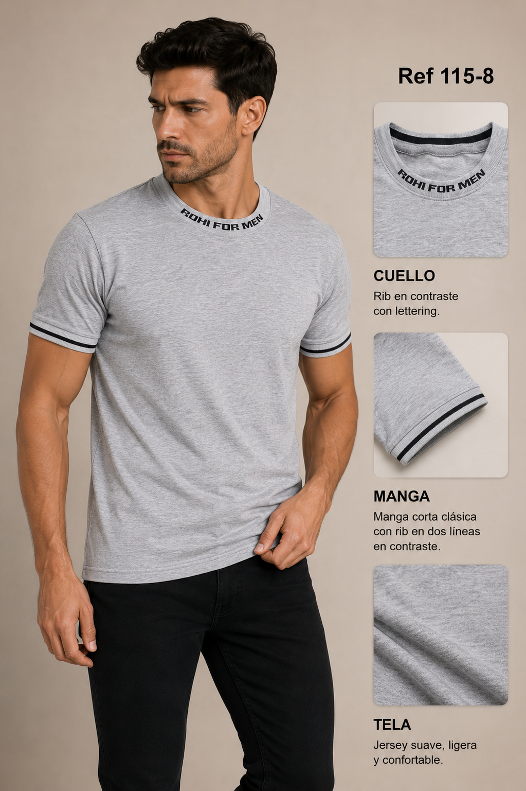 camisetas para hombre ref 115