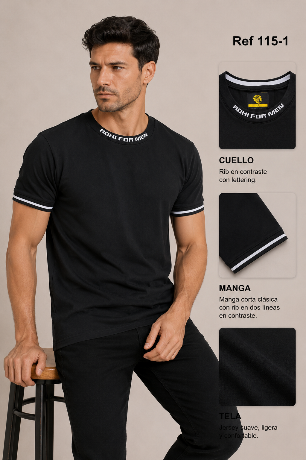 camisetas para hombre ref 115