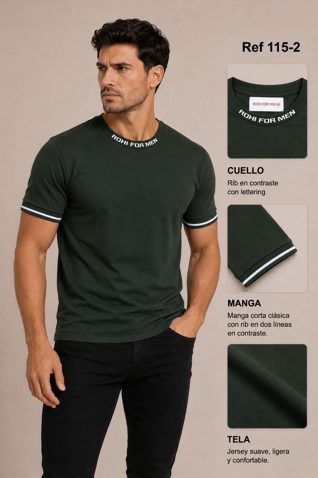 camisetas para hombre ref 115