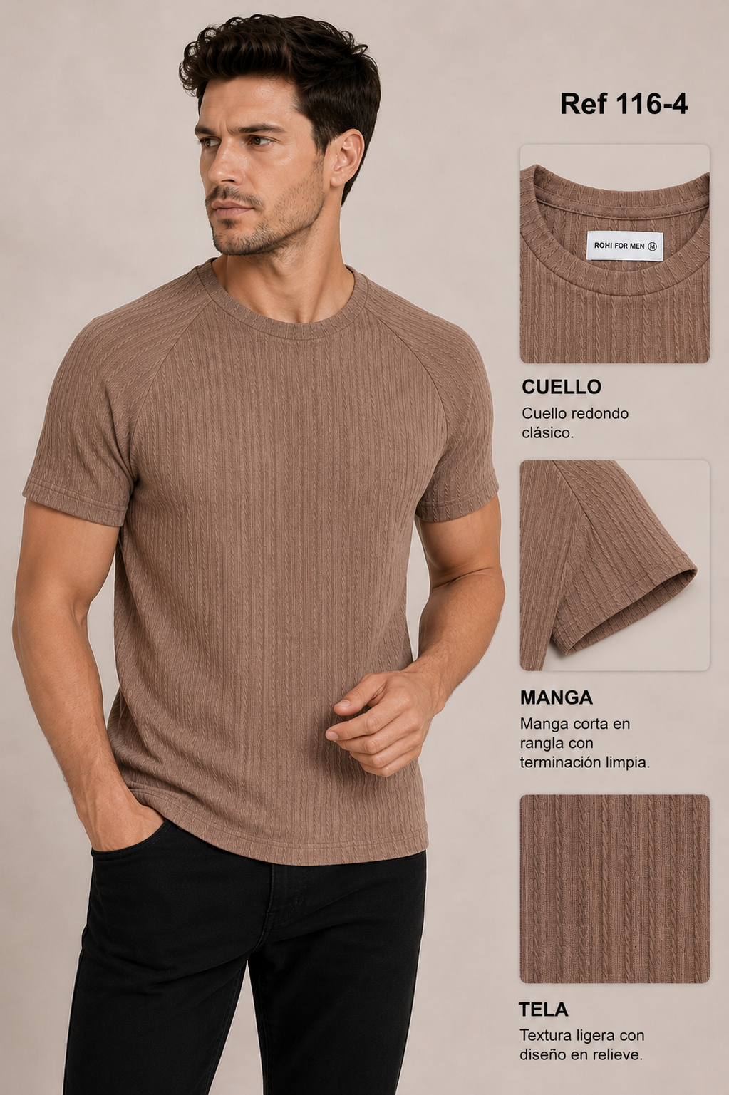 camisetas para hombre ref 116
