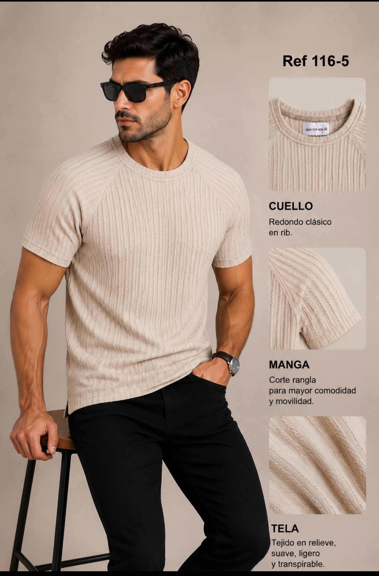 camisetas para hombre ref 116