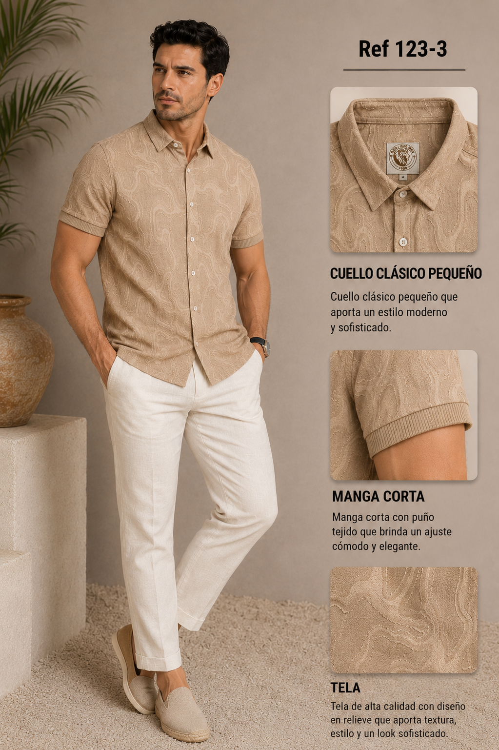 Camisa Lusso Old Money REF 123