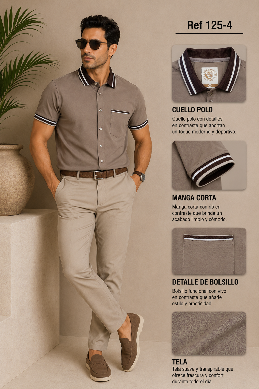 Camisa Lusso Old Money REF 125