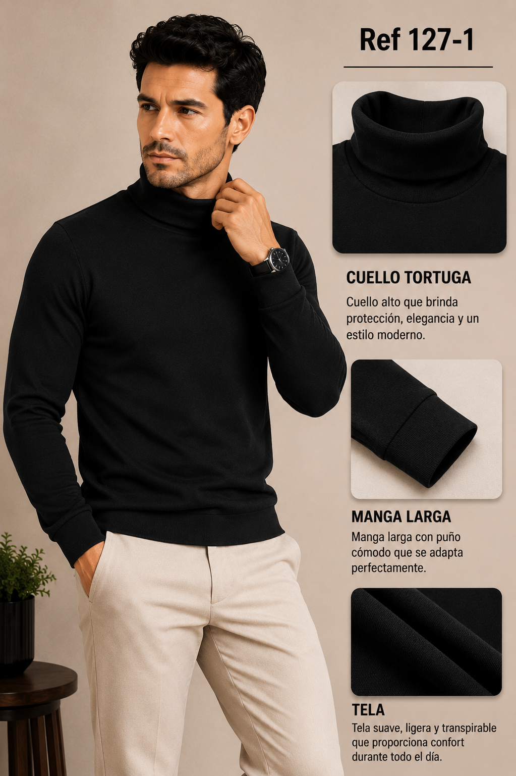 Prenda manga larga  ref 127