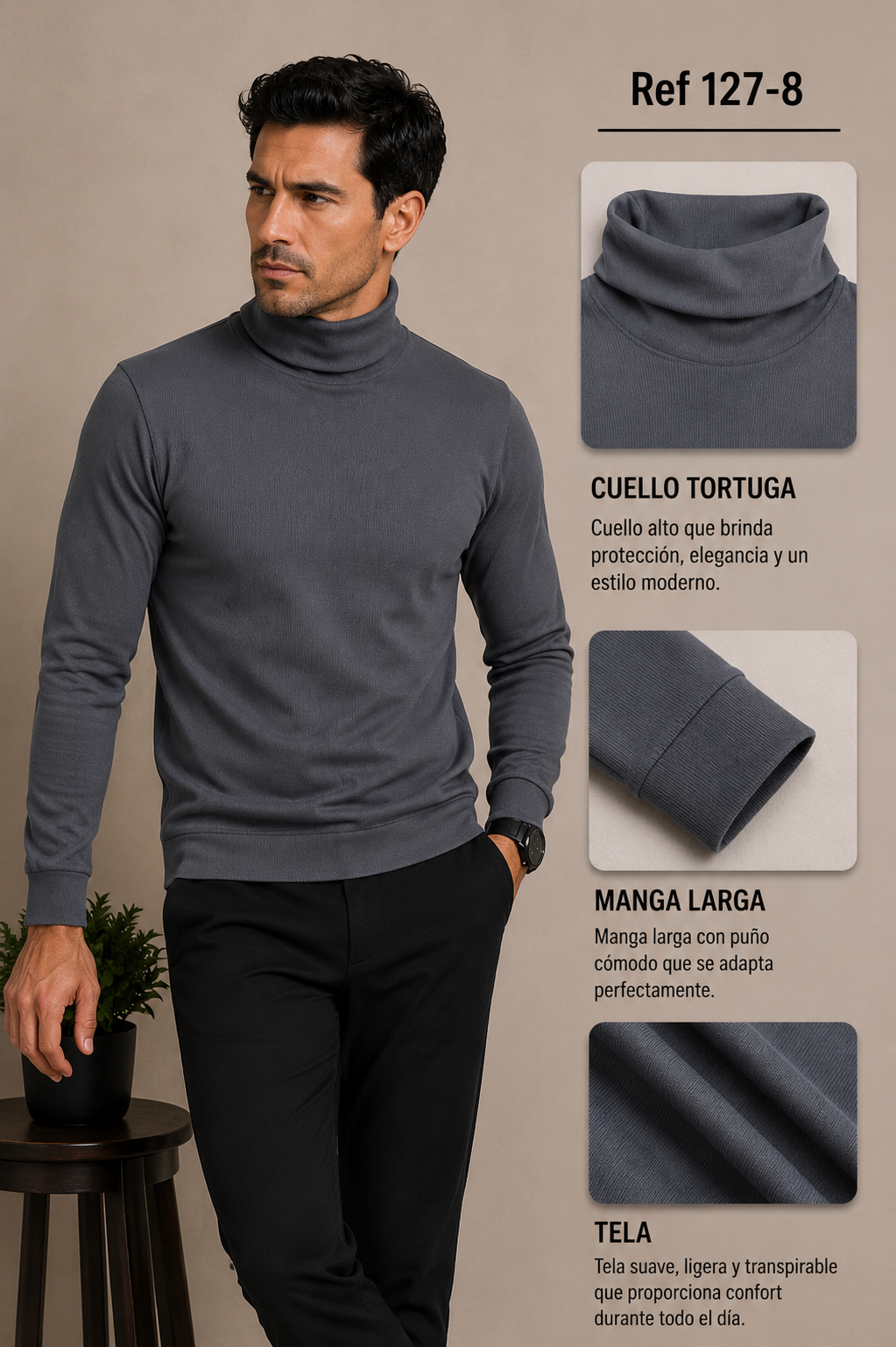 Prenda manga larga  ref 127