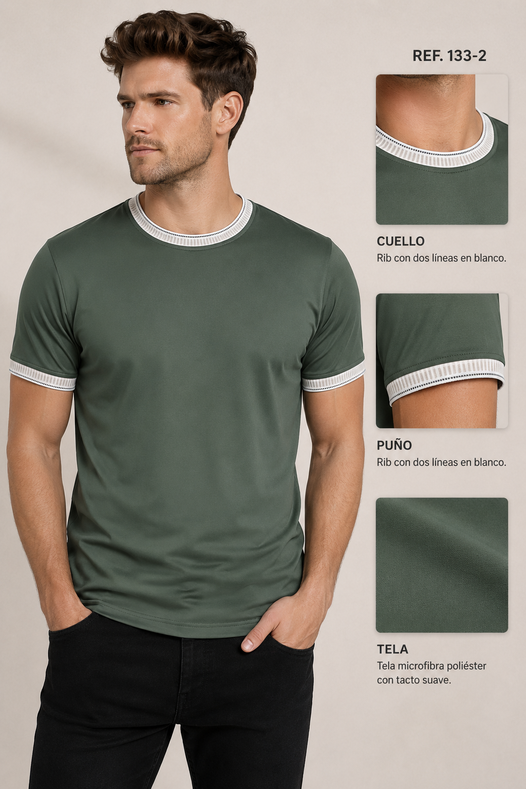 camisetas para hombre ref 133