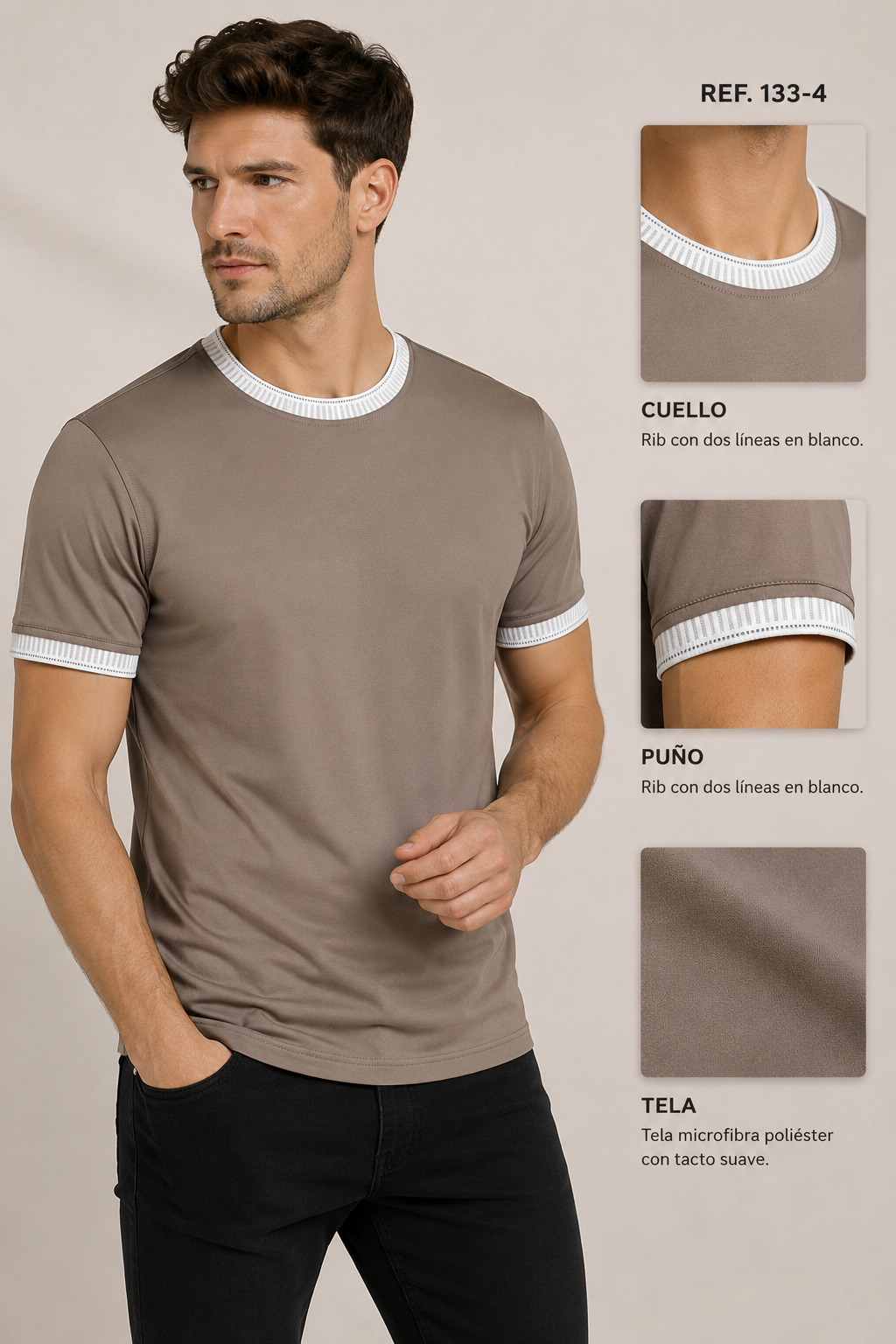 camisetas para hombre ref 133