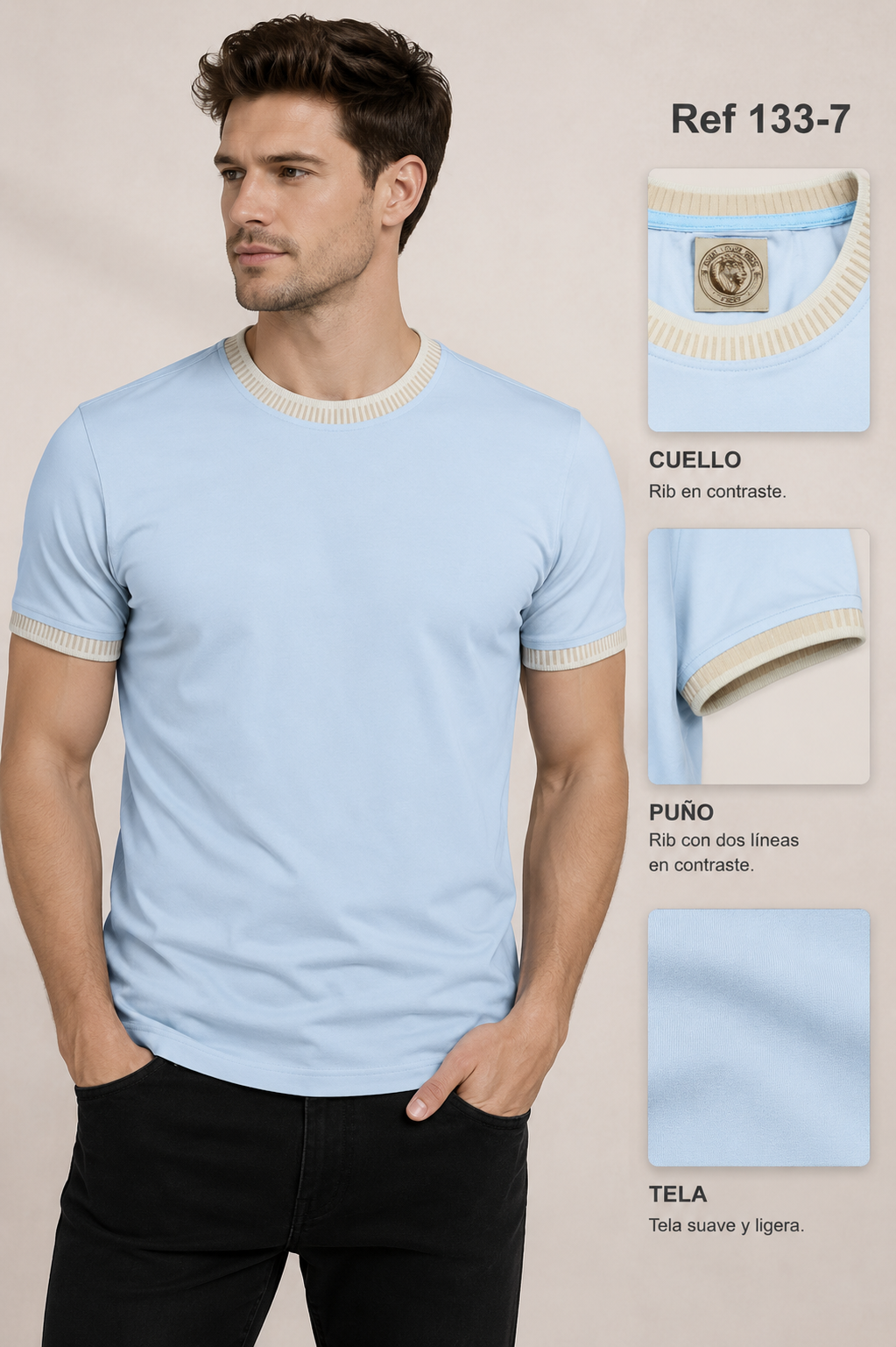 camisetas para hombre ref 133