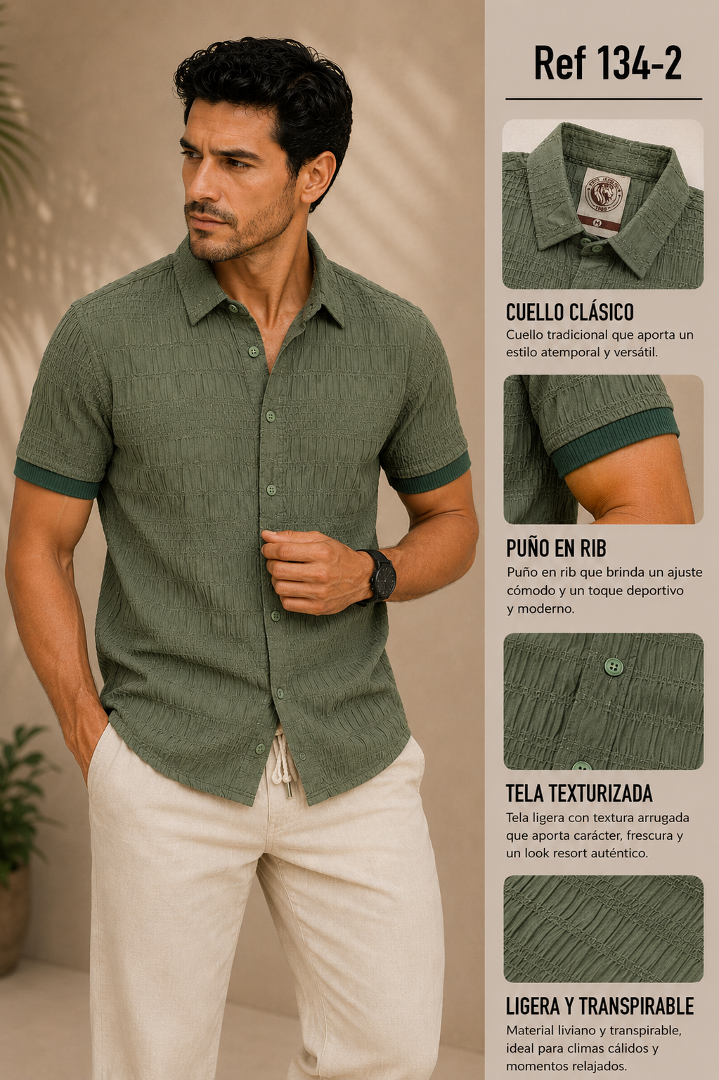 Camisa Lusso Old Money REF 134