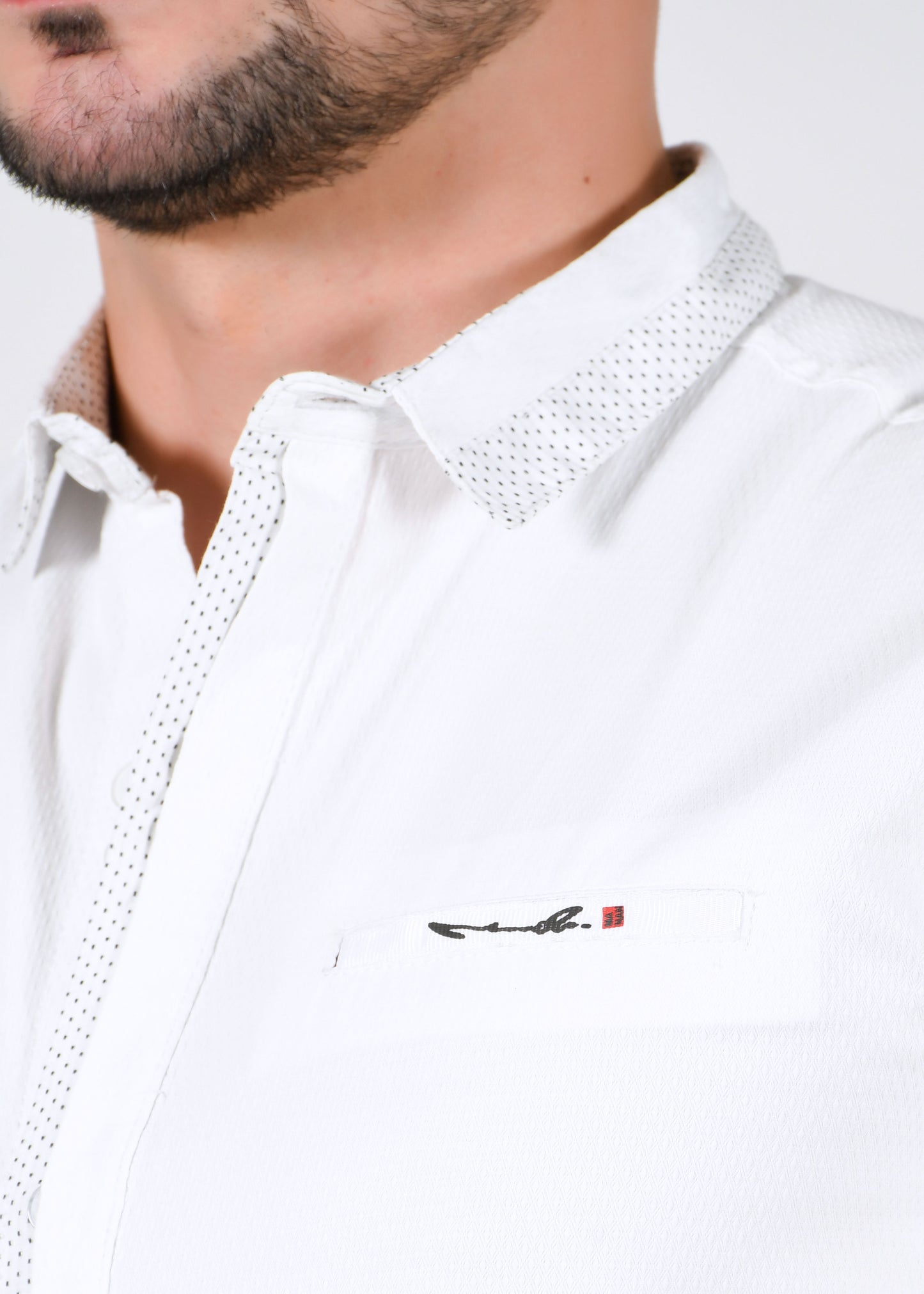 Camisa Unicolor Blanco Ref. 8040