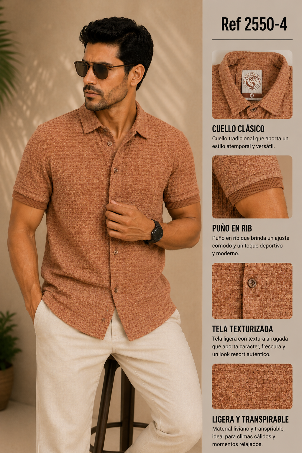 Camisa Lusso Old Money REF 2550