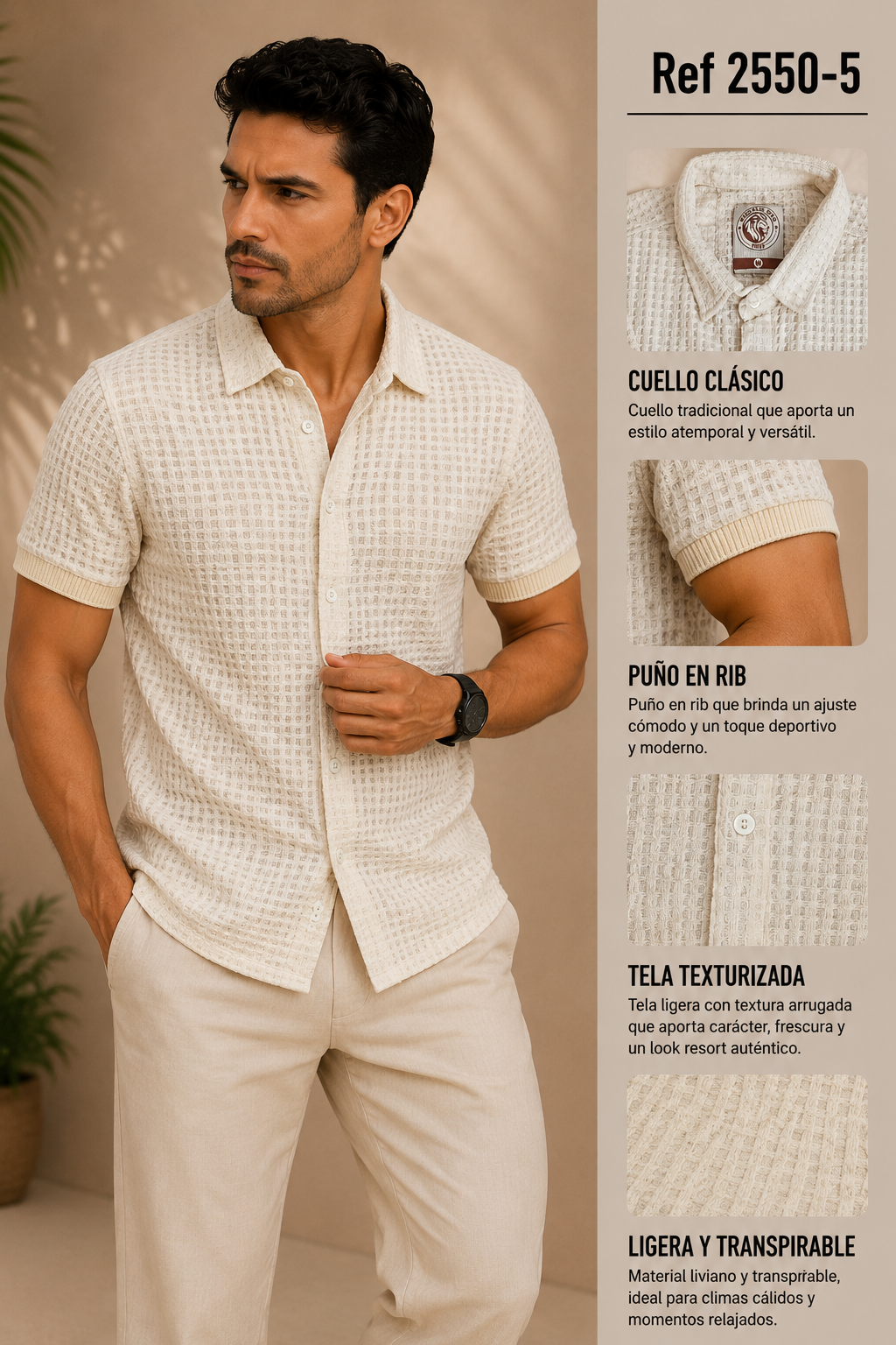 Camisa Lusso Old Money REF 2550