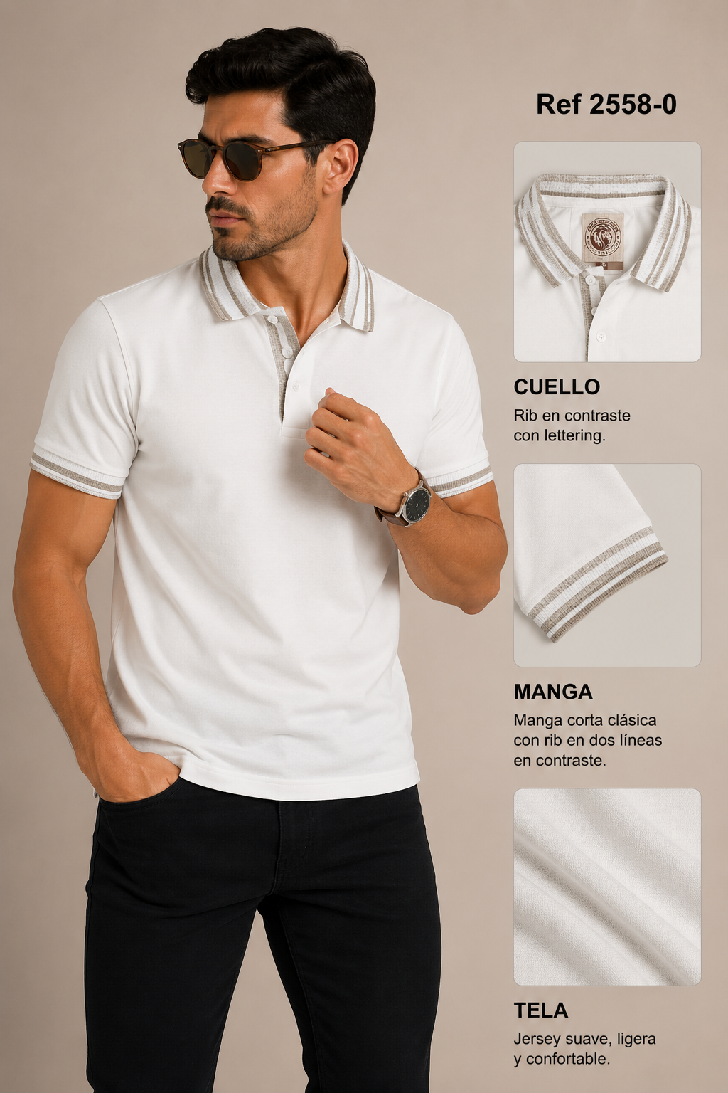 Polo Cotone Old Money Ref. 2558