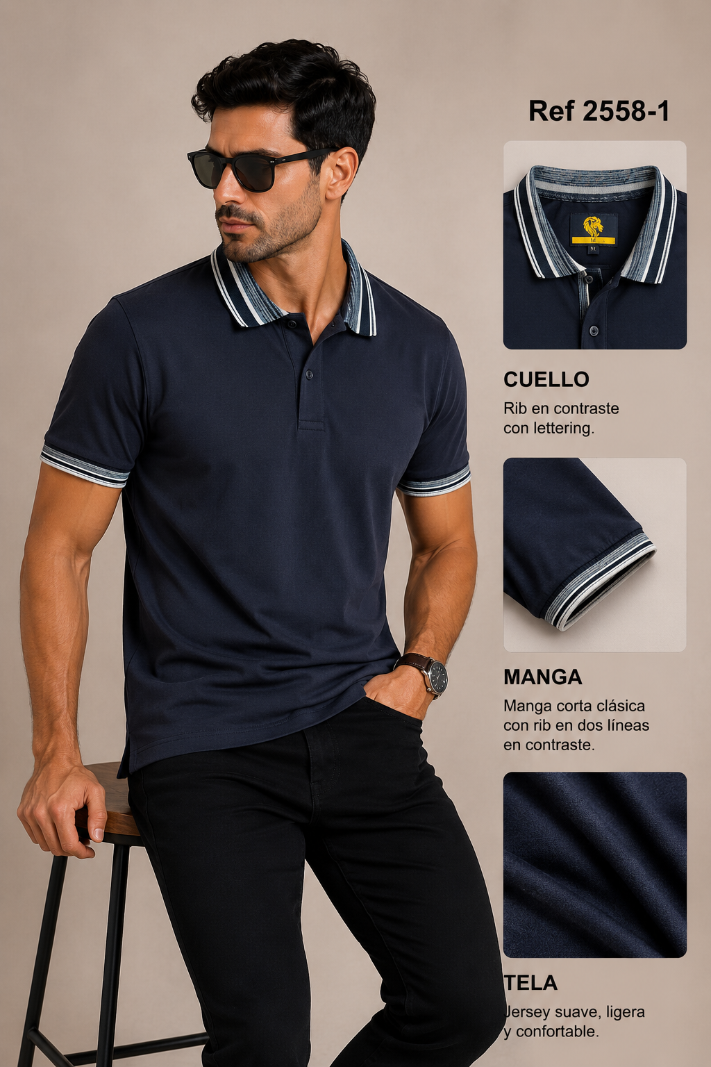 Polo Cotone Old Money Ref. 2558