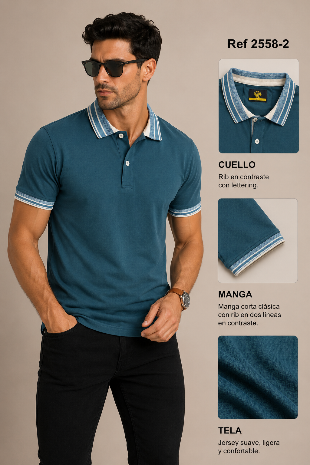 Polo Cotone Old Money Ref. 2558