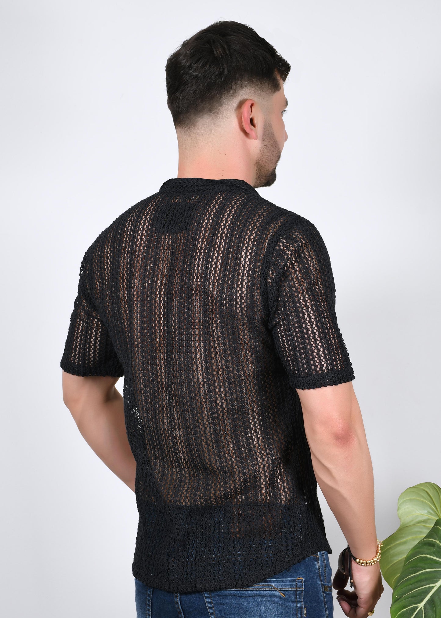 Camisa Trendy Negra Ref. 8054