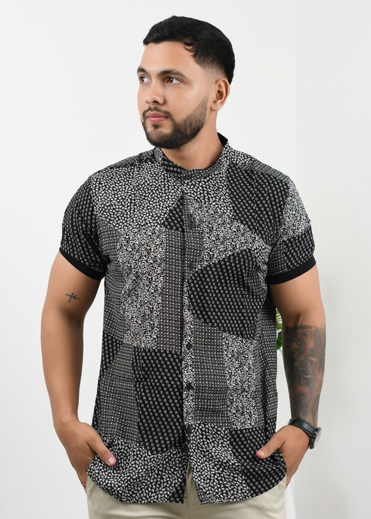 Camisa Clásica Negra Ref. 7985