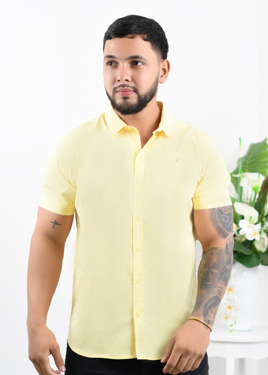 Camisa Clásica Amarilla Ref. 7993