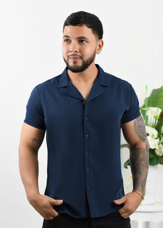 Camisa Clásica Azul Ref. 8011